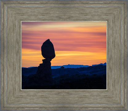 Balancing Rock at Sunset, Arches National Park, Utah