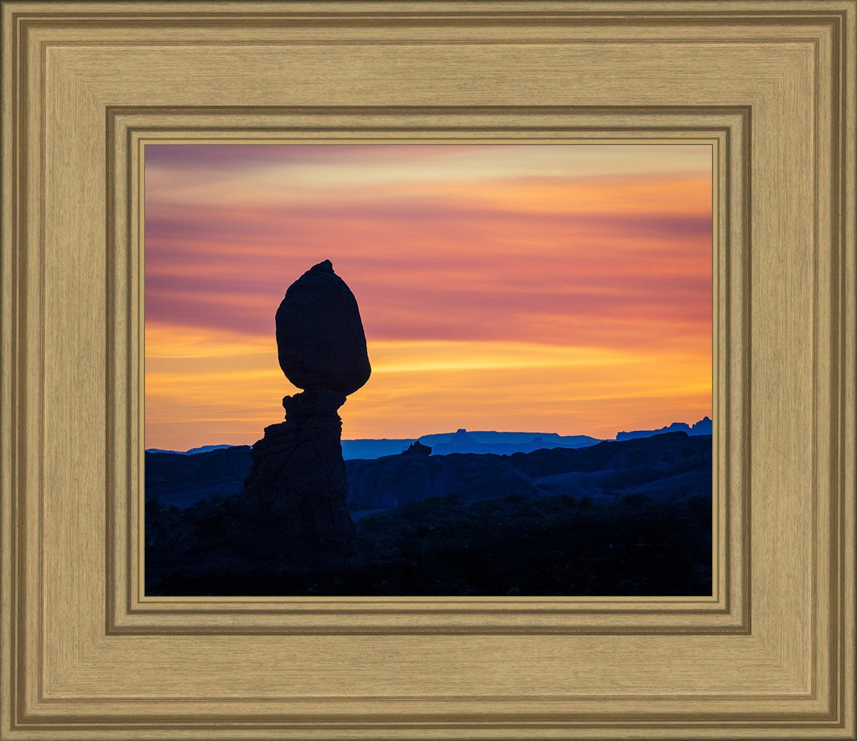 Balancing Rock at Sunset, Arches National Park, Utah
