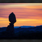 Balancing Rock at Sunset, Arches National Park, Utah