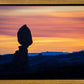 Balancing Rock at Sunset, Arches National Park, Utah