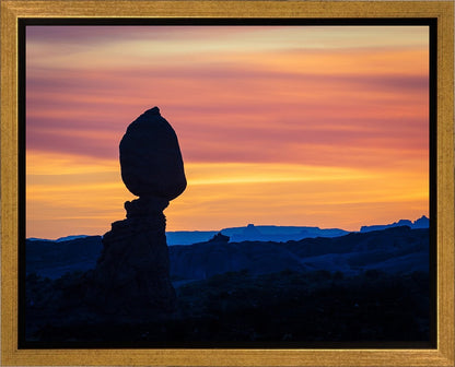 Balancing Rock at Sunset, Arches National Park, Utah