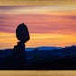 Balancing Rock at Sunset, Arches National Park, Utah