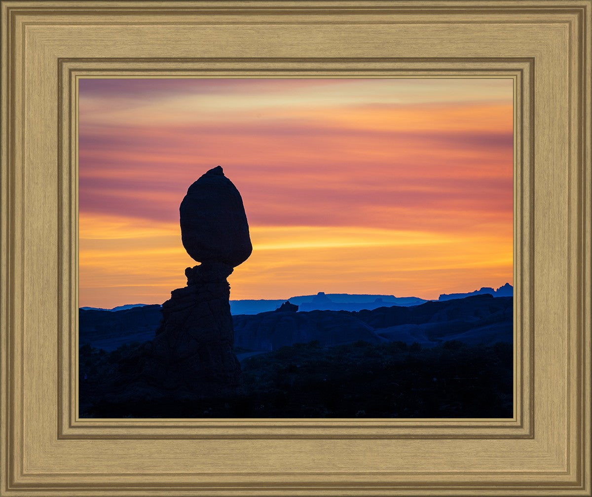 Balancing Rock at Sunset, Arches National Park, Utah