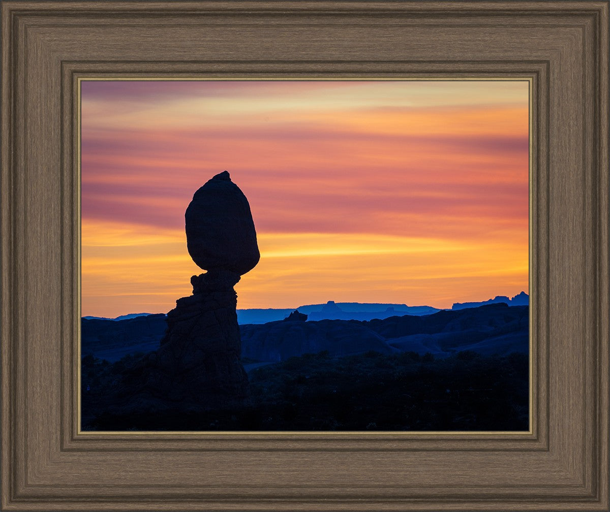 Balancing Rock at Sunset, Arches National Park, Utah