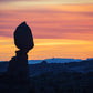 Balancing Rock at Sunset, Arches National Park, Utah