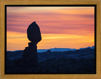Balancing Rock at Sunset, Arches National Park, Utah