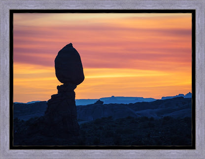 Balancing Rock at Sunset, Arches National Park, Utah