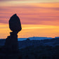 Balancing Rock at Sunset, Arches National Park, Utah