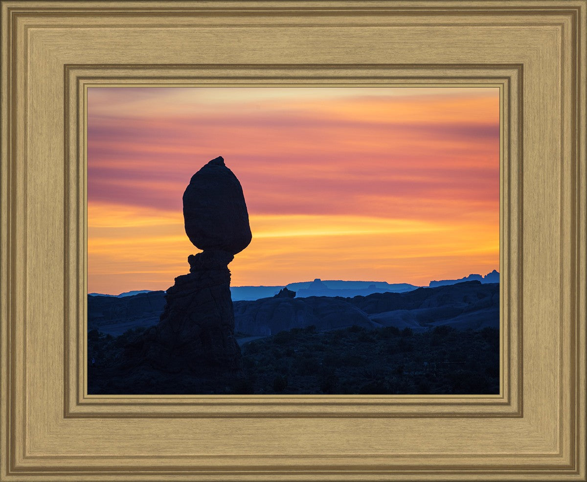 Balancing Rock at Sunset, Arches National Park, Utah
