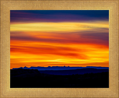 Desert Sunset, Arches National Park, Utah