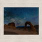 Milky Way Over Delicate Arch, Arches National Park, Utah