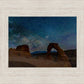 Milky Way Over Delicate Arch, Arches National Park, Utah