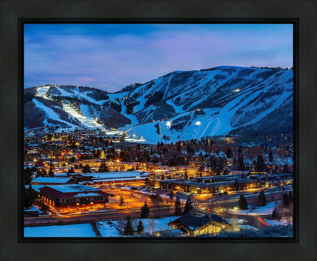 Park City, Utah, at Twilight