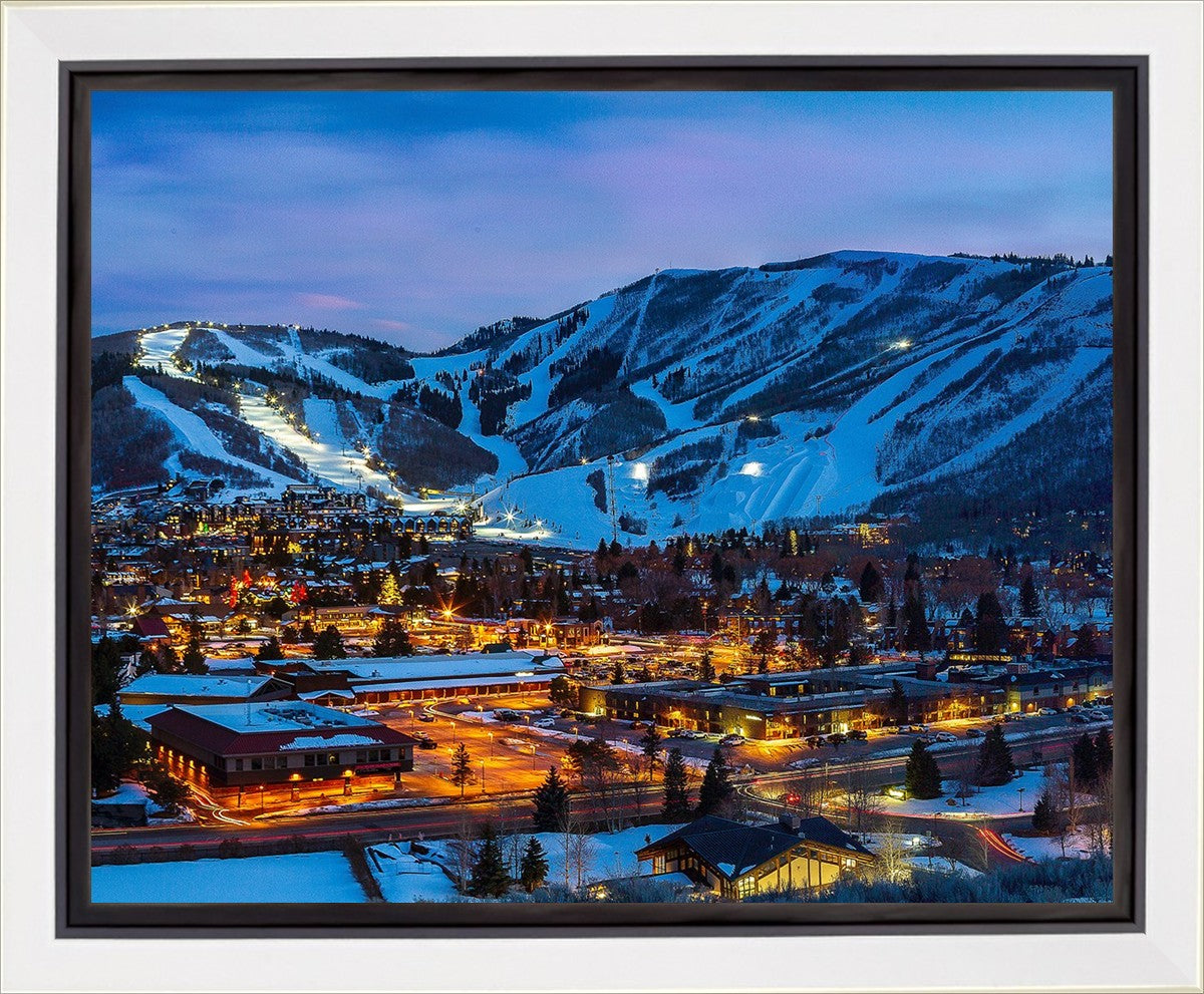 Park City, Utah, at Twilight