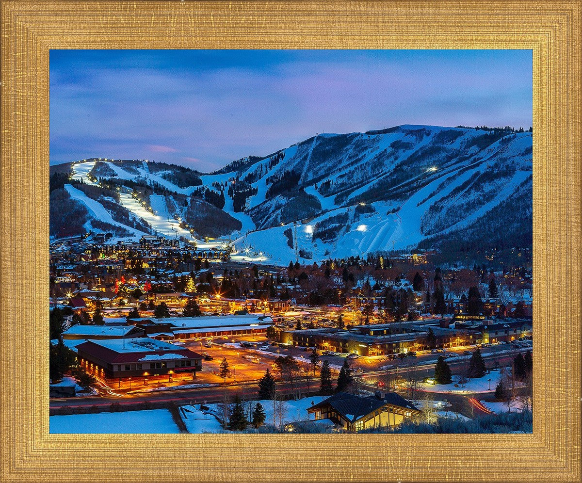 Park City, Utah, at Twilight