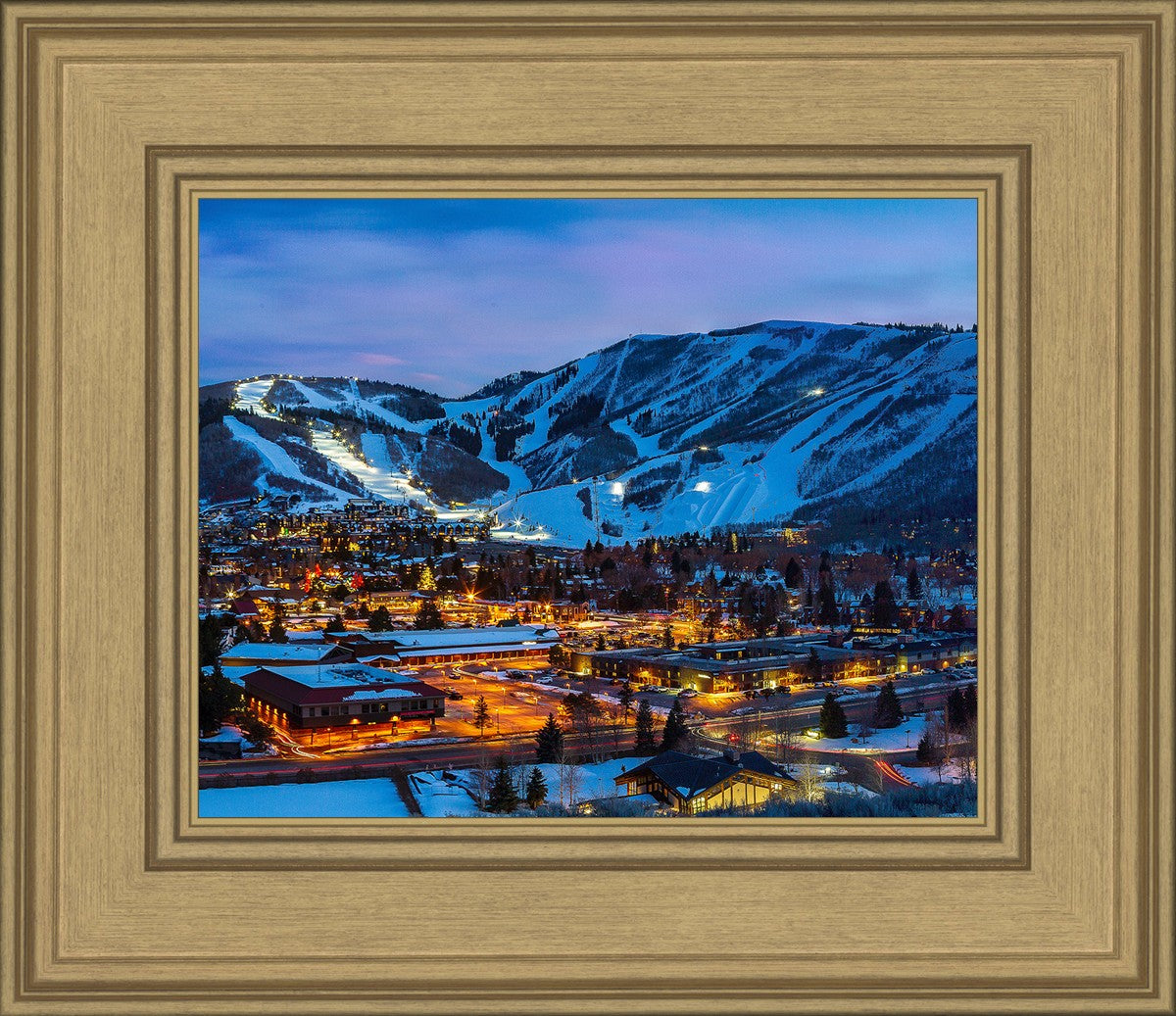 Park City, Utah, at Twilight