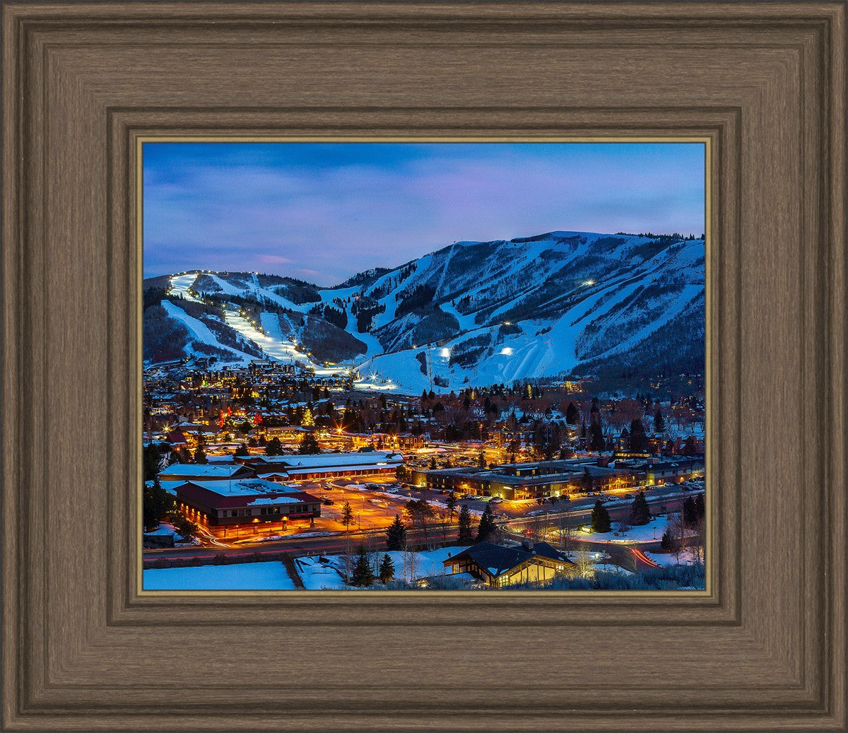 Park City, Utah, at Twilight