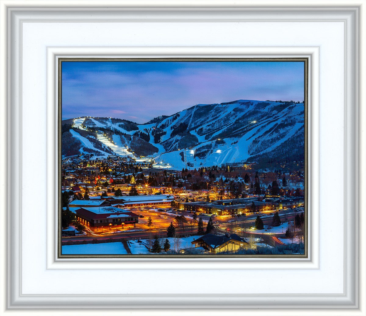 Park City, Utah, at Twilight