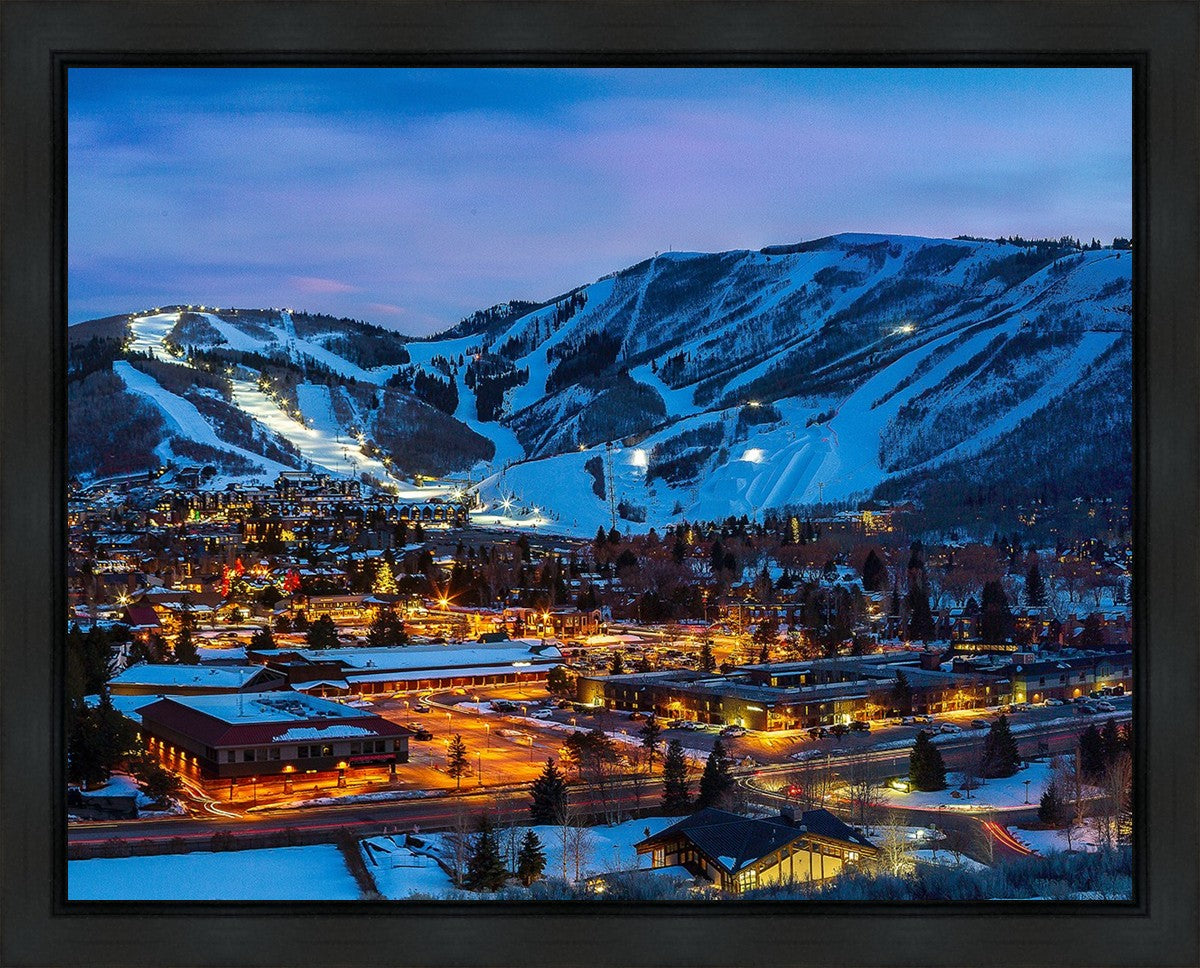 Park City, Utah, at Twilight