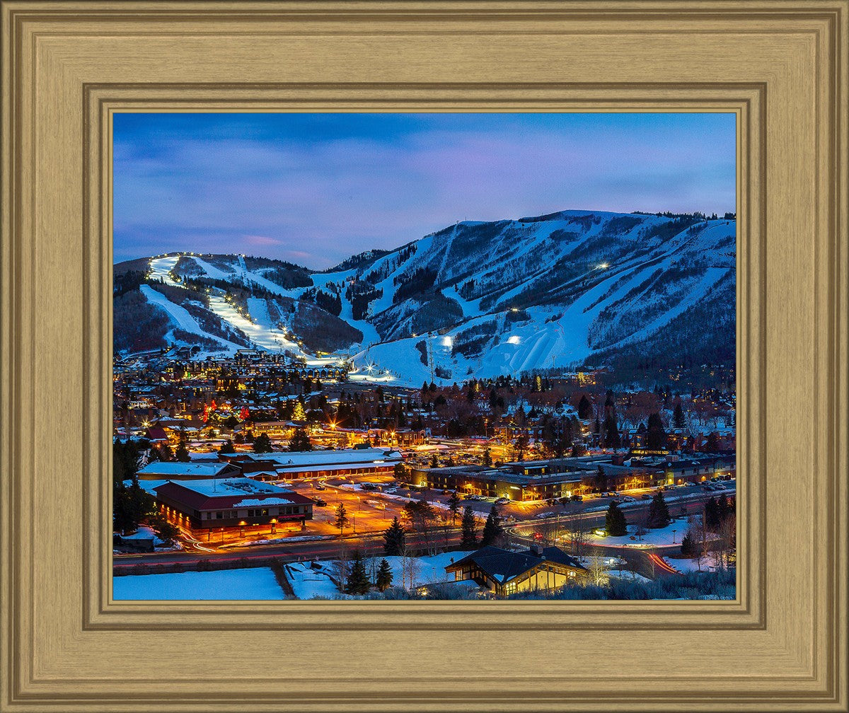 Park City, Utah, at Twilight