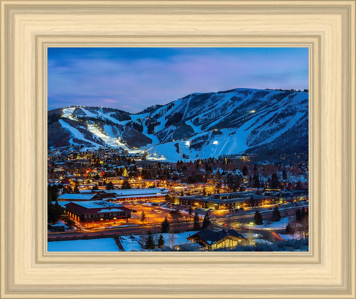 Park City, Utah, at Twilight
