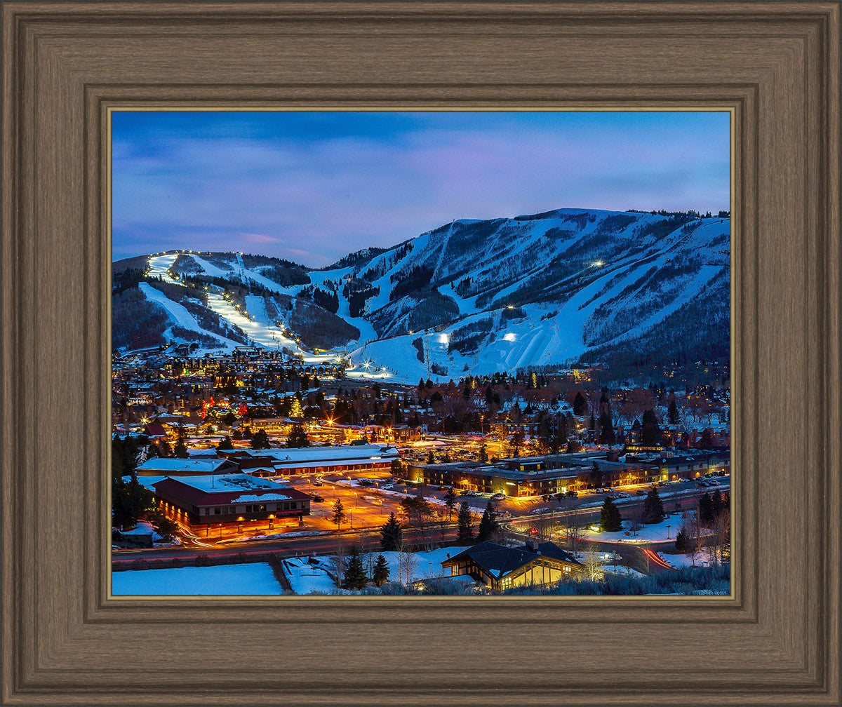 Park City, Utah, at Twilight