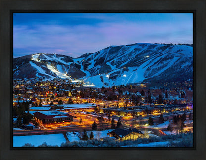 Park City, Utah, at Twilight