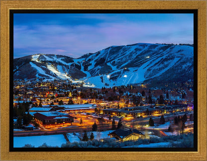 Park City, Utah, at Twilight
