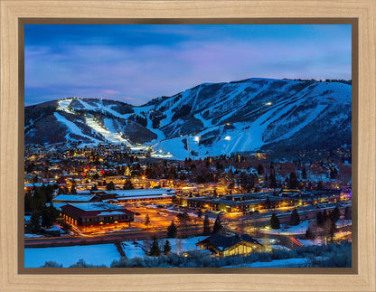 Park City, Utah, at Twilight