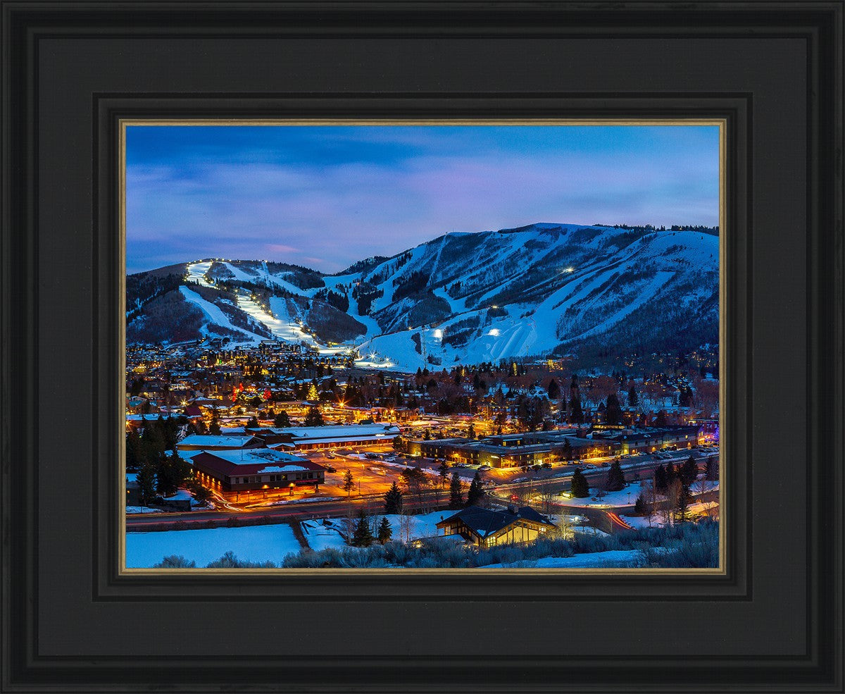Park City, Utah, at Twilight
