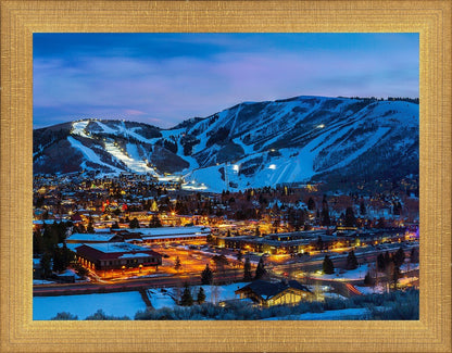 Park City, Utah, at Twilight