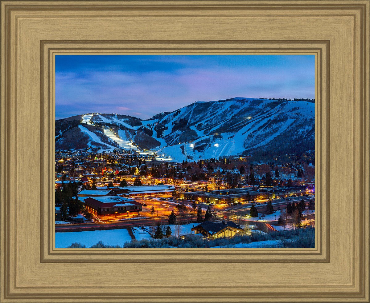 Park City, Utah, at Twilight