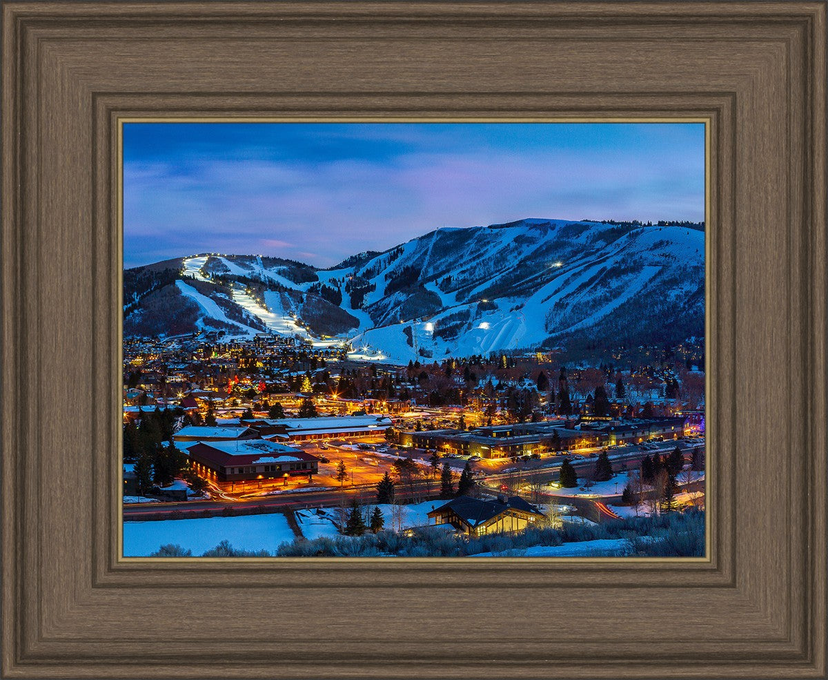 Park City, Utah, at Twilight