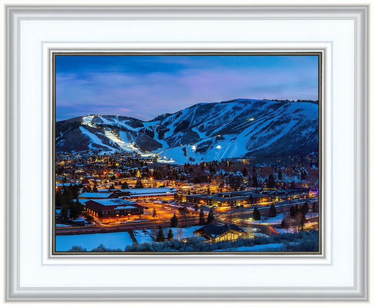 Park City, Utah, at Twilight