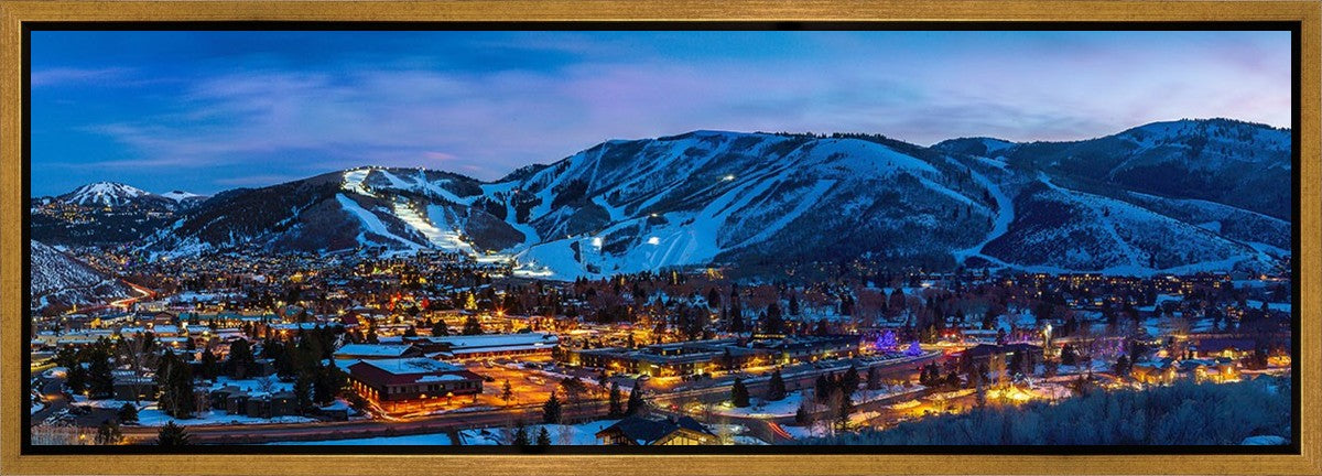 Park City, Utah, at Twilight