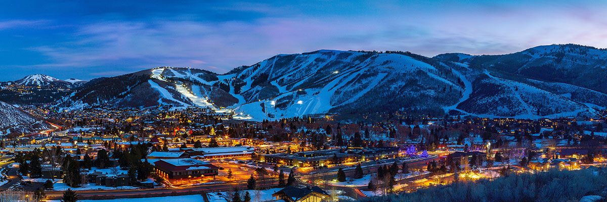 Park City, Utah, at Twilight