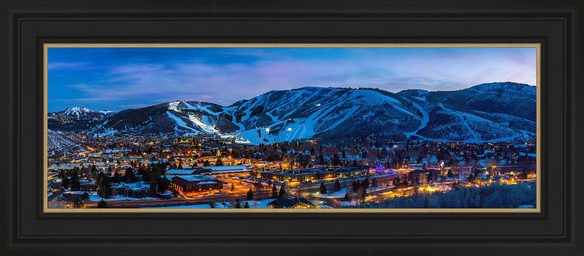 Park City, Utah, at Twilight