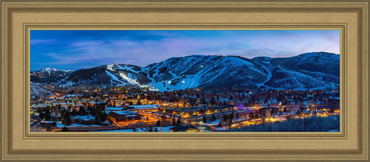 Park City, Utah, at Twilight