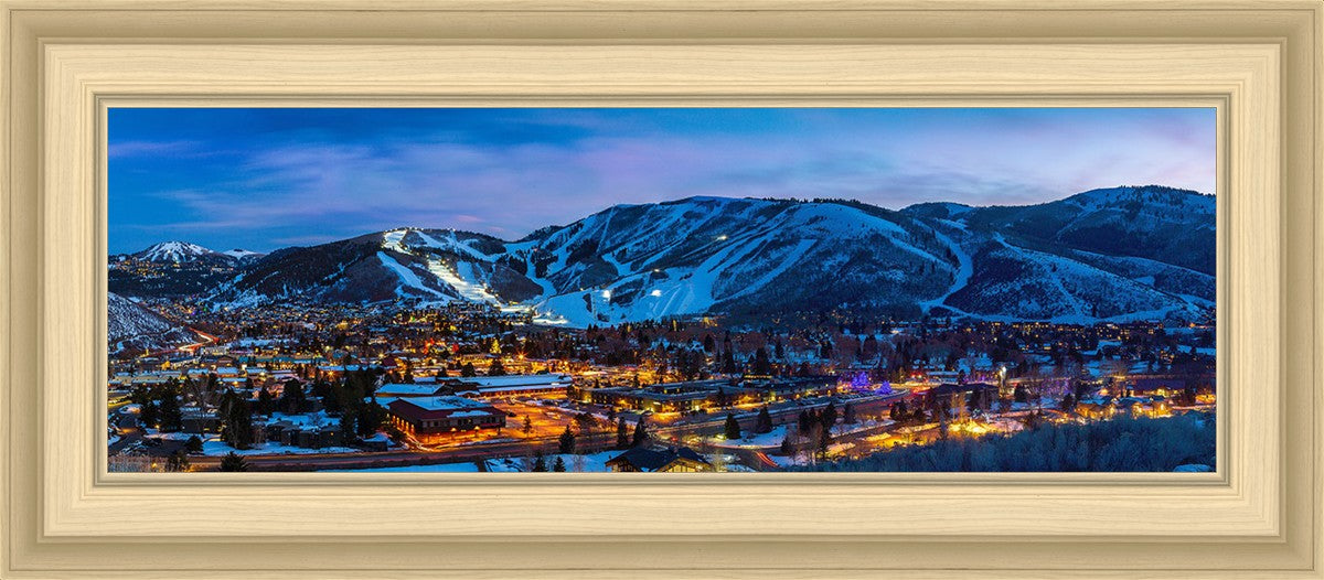 Park City, Utah, at Twilight