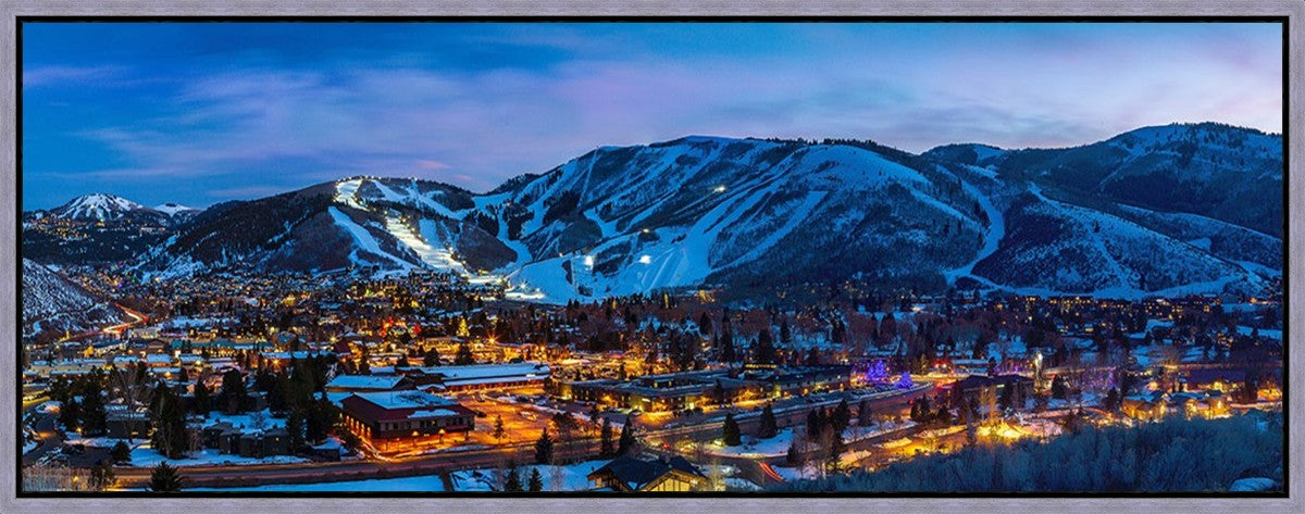 Park City, Utah, at Twilight