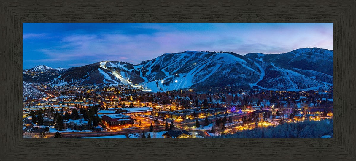 Park City, Utah, at Twilight