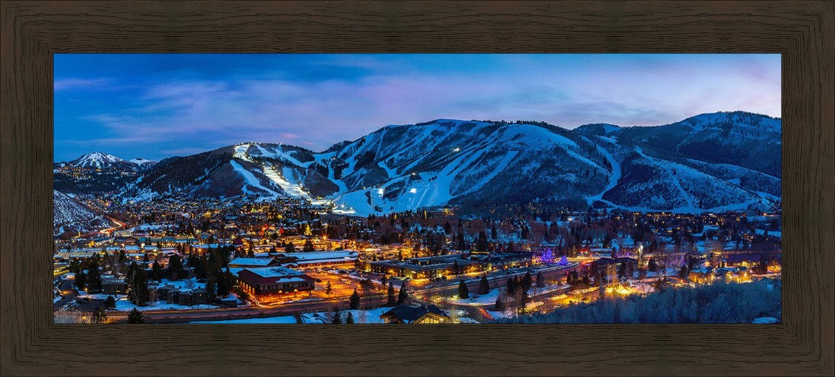 Park City, Utah, at Twilight