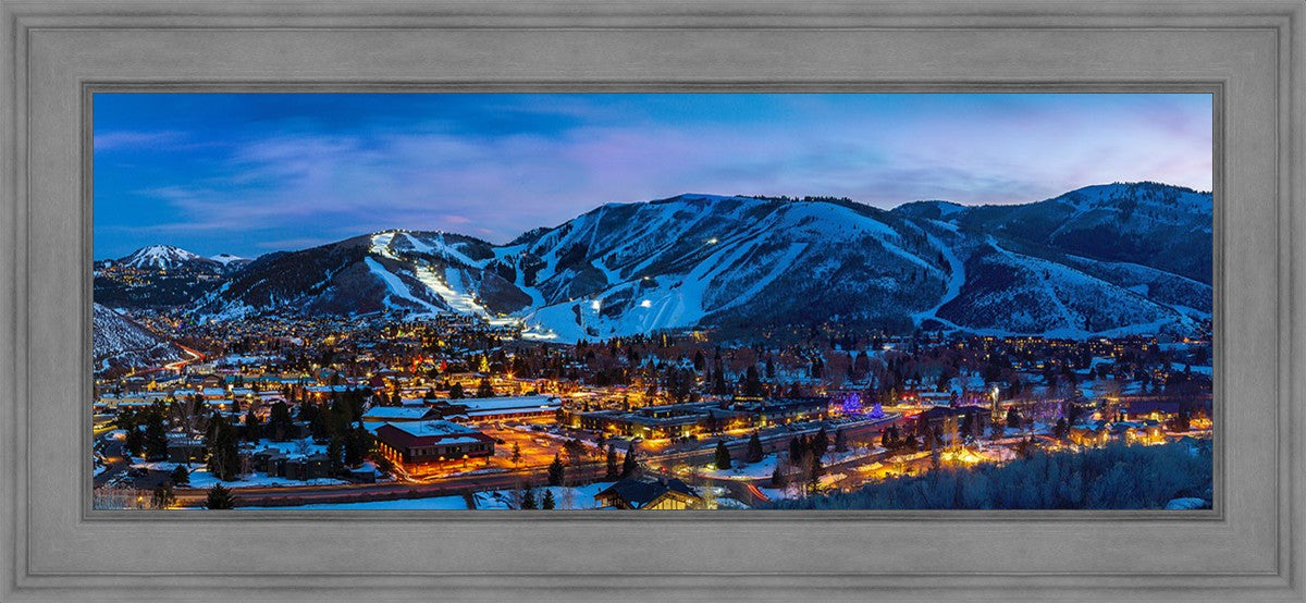 Park City, Utah, at Twilight