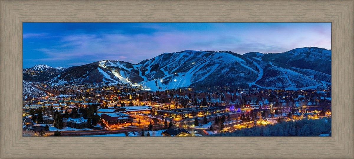 Park City, Utah, at Twilight