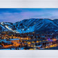Park City, Utah, at Twilight
