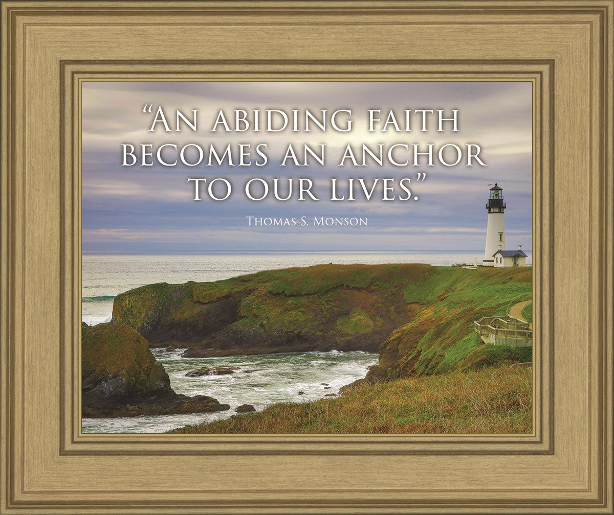 Abiding Faith Motivational Poster