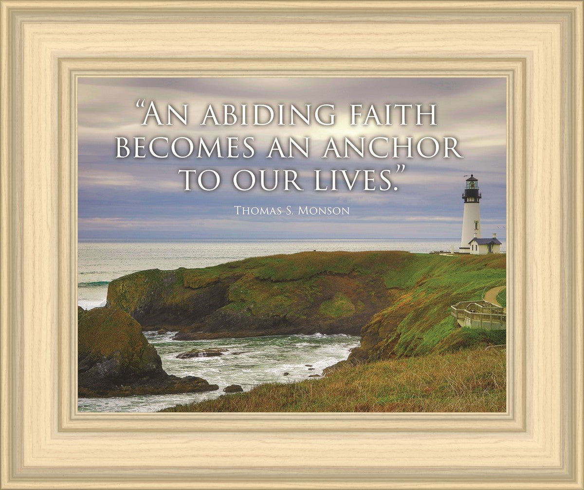 Abiding Faith Motivational Poster