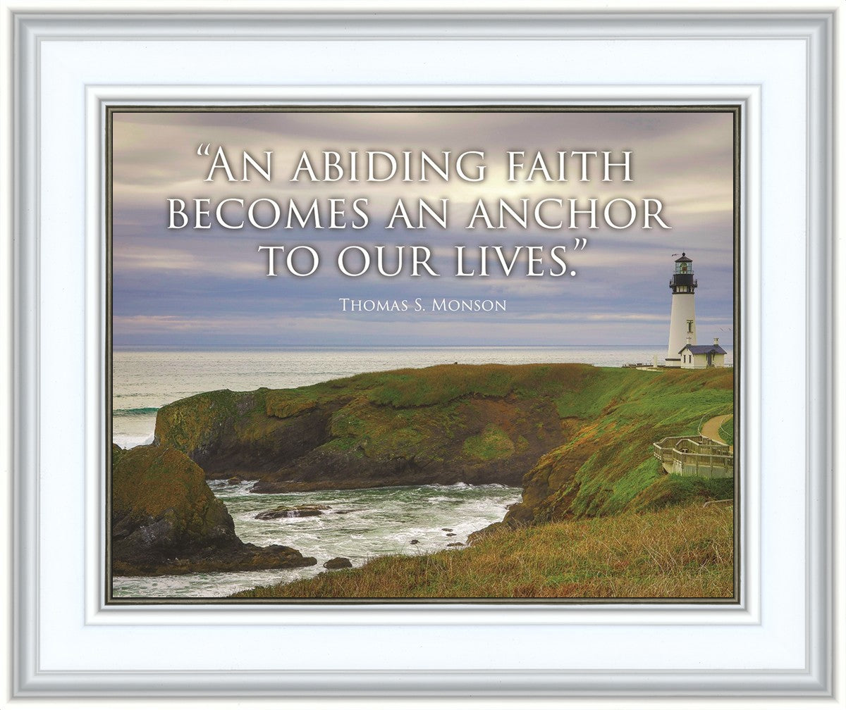 Abiding Faith Motivational Poster
