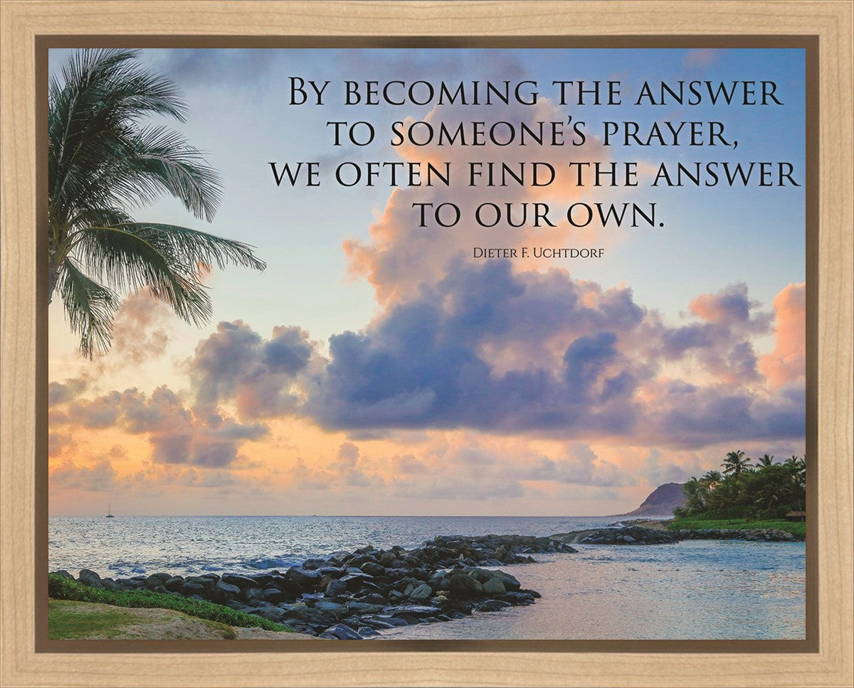 Becoming the Answer Motivisional Poster