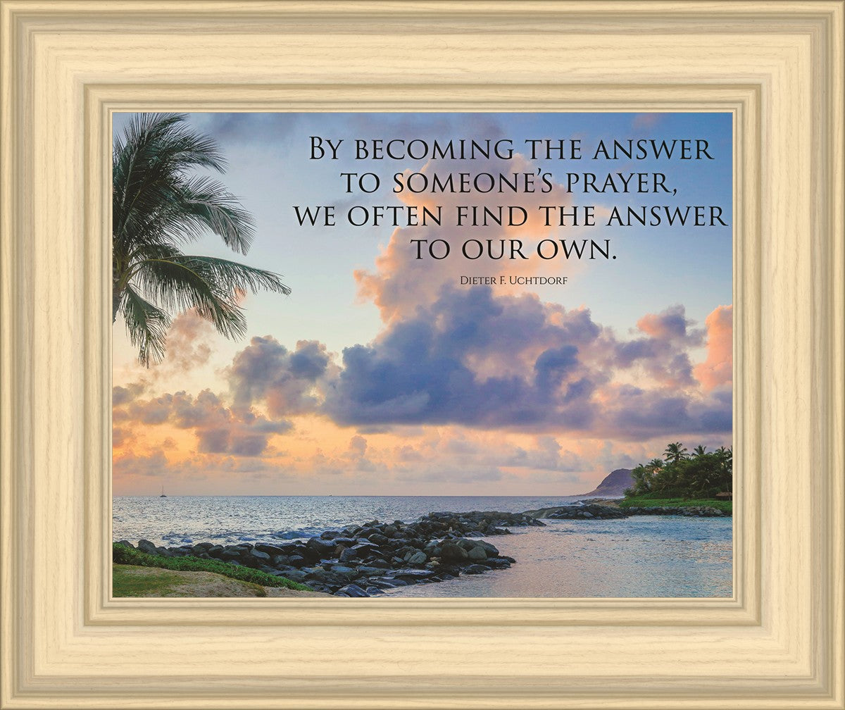 Becoming the Answer Motivational Poster